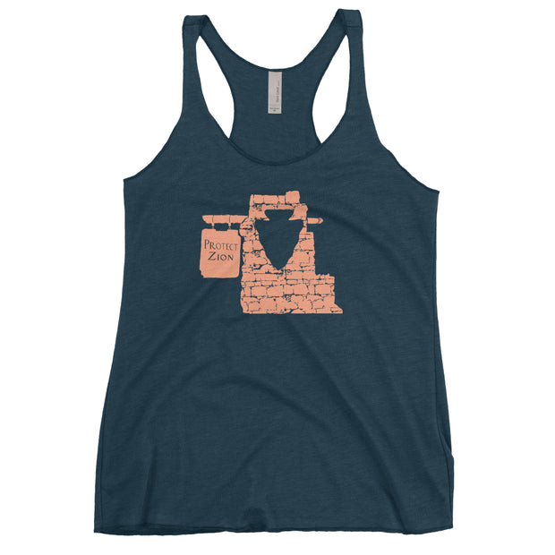 Protect Zion Women's Racerback Tank