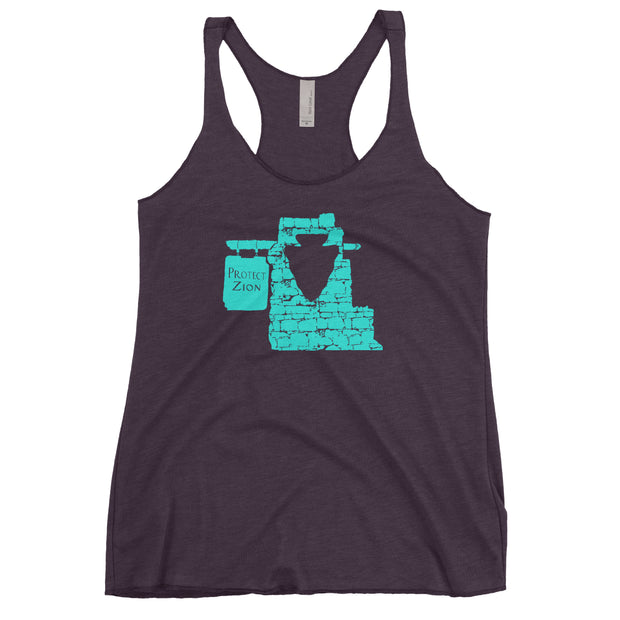 Protect Zion Women's Racerback Tank